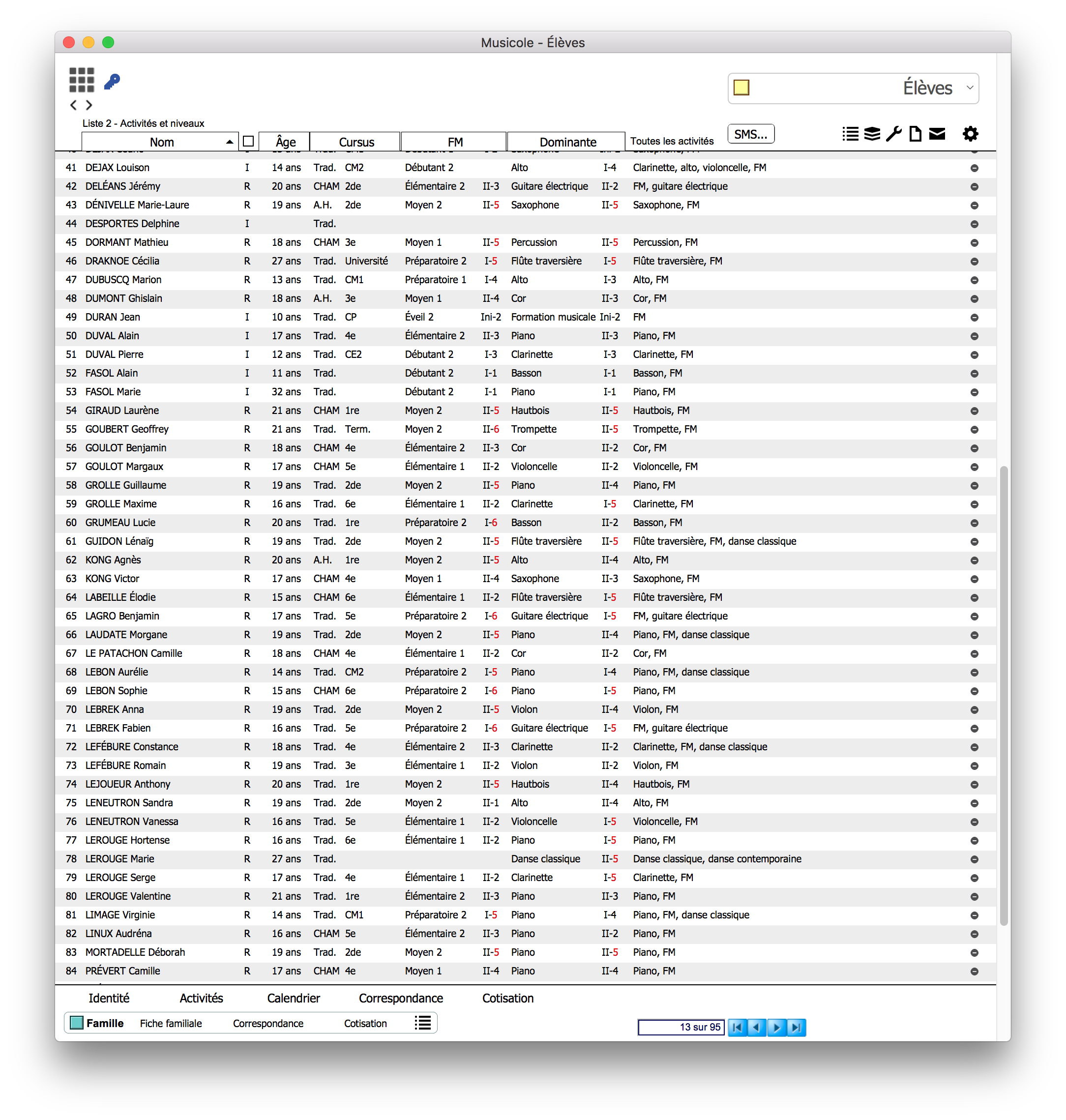 musicole-liste